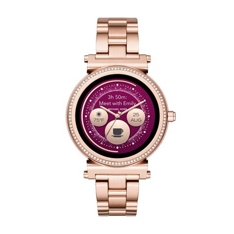 michael kors mkt5022 ladies sofie smartwatch|Michael Kors Access Women's Sofie Rose Gold.